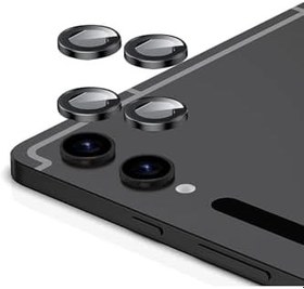 Resim CONSTRAIN (6147) SİYAH Metal Temperli Cam Lens Koruyucu-1 Galaxy Tab S9/S9 FE/Tab S9 Ultra/Tab S9 FE + Plus ile uyumlu 