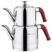Resim Korkmaz Riva Kırmızı Çaydanlık Takımı 1.9 lt A189 