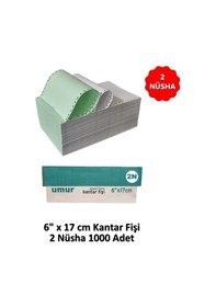 Resim Umur Kantar Fişi 6x17 2 Nüsha 1000 Li 