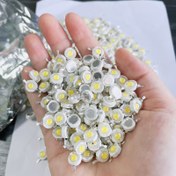 Resim 20 adet Işık yayan diyotlar 1W yüksek güçlü LED soğuk beyaz, tüp ışıkları, 3V-3.4V 