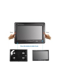 Resim Çift Kamera Girişli 7.3 İnch Monitör 12v/24v Uyumludur. 