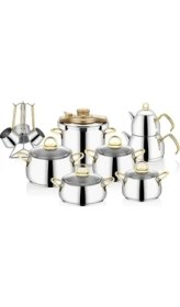 Resim Kahramanlar Akasya Gold Çeyiz Seti 18 Parça 