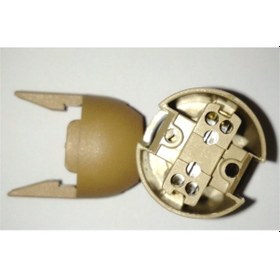 Resim E-14 Kahve Düz Geçmeli Duy 4 Adet 1211-34 