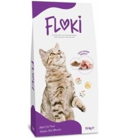 Resim Floki Tavuklu Yetişkin Kedi Maması 15 KG 