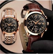 Resim Yingfu 2022 Lıge Erkek Spor Kayış Su Geçirmez Deri Kol Saati Altın&mavi Altın - Mavi 