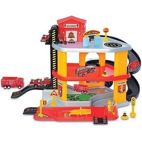 Resim Dede 3 Katlı İtfaiye Garaj Seti 