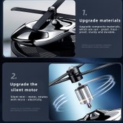 Resim AAZRZRZ 1 Adet Güneş Enerjili Helikopter Araba Kokusu - Kalıcı Nazik Koku ile Hava Ferahlatıcı Noel Süsü, Dönen Tasarım, Çeşitli Modellerle Uyumlu Gösterge Paneli Dekoru. Bayram Hediyesi Eid al-Fitr Mübarek 