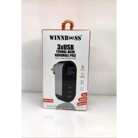 Resim 3xusb Termal Akım Korumalı Priz Akıllı Akım Dengeleme WINNBOSS 