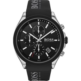 Resim Hugo Boss HB1513716 Silikon Siyah 44 mm Erkek Kol Saati 