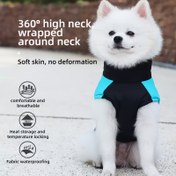 Resim Su geçirmez Kışlık Köpek Ceketi Fermuarlı ve Tasma Döngüsü ile - Sıcak, Rüzgar Geçirmez Evcil Hayvan Montu Küçükten Büyük Irklara - Soğuk Havalarda Dış Aktiviteler İçin İdeal 