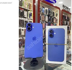 Resim Apple iPhone 16 İkinci El TR | 128 GB | Laciverttaş 