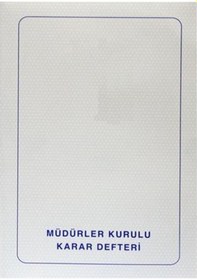 Resim Gülpaş Müdürler Kurulu Karar Defteri 