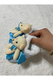 Resim Portakal Bebek Ayıcıklı Bebek Panduf 