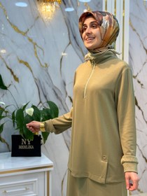 Resim KADO YARIM FERMUAR DETAYLI ETEKLİ TAKIM 257392 - Lacivert / 40 