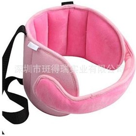 Resim Mufunye Evrensel Bebek Emniyet Kemerli Araba İçi Baş Destek Yastığı - Taşınabilir Güvenli Konfor Ve Uyku Desteği, Pembe 