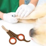 Resim MuazShopKüçük Çelik Uçlu Kedi Köpek Evcil Hayvan Tırnak Makası Pati Bakım Aleti Ergonomik Kaymaz Sap 