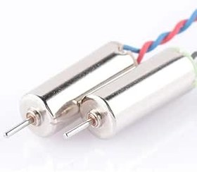 Resim TLS Robotik Mini Drone Motor 3.7V 50000 Rpm 2 Adet 17x7 mm 