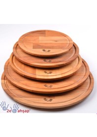 Resim Pizza Kesme & Sunum Tahtası 5 Boy - Marka: 2e Ahşap 