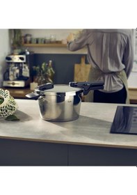 Resim Fissler Vitaquick Elemental Düdüklü Tencere 4,5 Litre Gri 