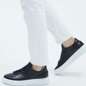 Resim Tamer Tanca Erkek Hakiki Deri Lacivert Sneakers & Spor Ayakkabı 04 2501 Erk Ayk Y23 Lacı Fltr Lacivert 