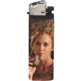 Resim Çakmak Hürrem Sultan Kadeh Full Kaplamalı Klasik Gazlı Çakmak 
