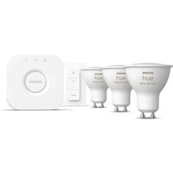 Resim Philips Hue 4.2W GU10 Renkli Spot Akıllı Ampul 3'lü Başlangıç Seti (Kumandalı) 