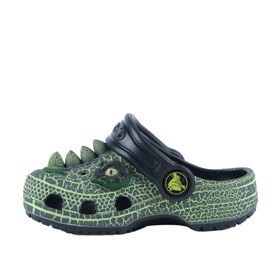 Resim Crocs Classıc Iam Scary Dıno Clog Bebek Siyah Terlik (211372-001) 