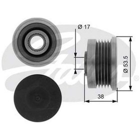Resim GATES OAP7082 V KAYIŞ GERGİ RULMANI LAGUNA II TRAFIC / VIVARO 1.9 