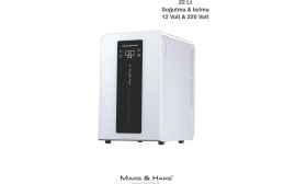 Resim Mars & Hars 22L Taşınabilir Soğutma & Isıtma Özellikli Derece Ayarlı-Dokunmatik LED Ekranlı Buzdolabı 
