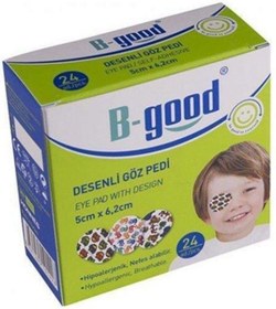 Resim B-Good Göz Pedi Desenli 5x6,2 cm 24'lü 