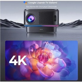 Resim Havit 4K Desteği Otomatik Netleme 5ghz Wifi Kablosuz bağlantı Google Lisanslı Premium Projeksiyon Cihazı 