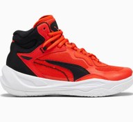 Resim PUMA PLAYMAKER PRO MİD JR KIRMIZI ÇOCUK BASKETBOL AYAKKABISI 37833012 Ç-124 