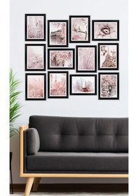 Resim Artavessa 12 Parça Çerçeve Görünümlü Mdf Tablo Seti - 12ARTAVESSA17 