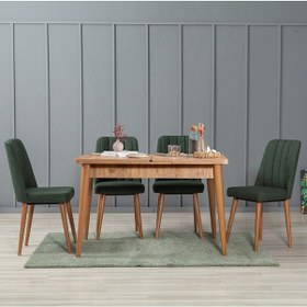 Resim Milano Medium Mutfak Masa Takımı Atlantik Yeşil 