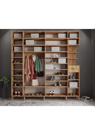 Resim Açelya Portmanto Vestiyer Çam M9-270 cm 