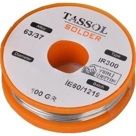 Resim Tassol 0.75 MM 100 G %63 Kalay %37 Kurşun Lehim Teli 
