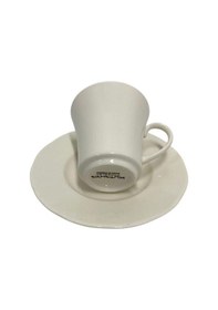 Resim Kütahya Porselen Bone Olympos Sade 12 Parça Çay Fincan Seti Krem 