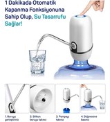 Resim Taşınabilir Sarjlı Otomatik Damacana Su Pompası Diğer