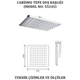 Resim Tema Carismo Tepe Başlık 55245 Krom 