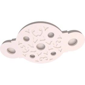 Resim Motifpiyer Tavan LED Spotlu Göbeği-52-56 x 95 cm-Yuvarlak 