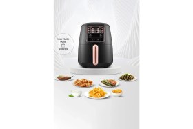 Resim Özbience Air Pro Cook Xl 2-In-1 Konuşan Airfryer Rosegold, 4 Kişilik 
