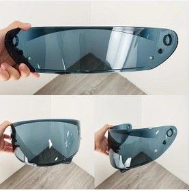 Resim Dashanshop Hjc Hj34p C10 Motorcycle Rüzgar Geçirmez Güneşlikli Gündüz Gece Vizörü Light Black 