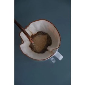 Resim Lidyahan Store Adet) "çift Katlı" V-60.4 Yıkanabilir, Kumaş, Organik Kahve Filtresi, AĞARTILMAMIŞ%100 Ham Pamuk - Ekolojik Filtre (2 Adet) 