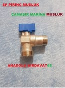 Resim Sp Çamaşır Makina Bulaşık Makina Musluğu Pirinç 1/2 - 3/4 Krom 