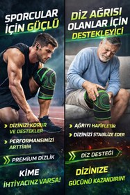 Resim Circa Knee 1 ADET Sporcu Medikal Sağlık Antreman Voleybol Dizlik Dizliği Kumaş Kumaşı 