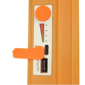 Resim Sunlight Güneş Enerjili İkaz Lambalı Portatif Led Projektör 100 Watt L Ayaklı 