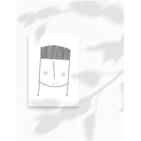 Resim Erkek İllüstrasyon Baskılı A3 Duvar Posteri-2549 