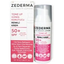 Resim Zederma Tone Up Spf 50 Güneş Koruyucu Renkli Krem 50 ml 