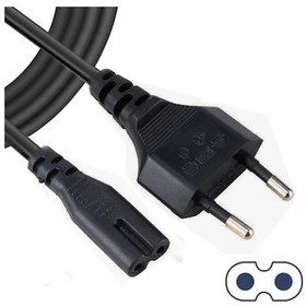 Resim Koodmax 5 Adet Teyp Fişi - Notebook Adaptör Işıldak Power Kablo 2 Pin Elektrik Güç Kablosu 