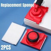 Resim 2 adet Boya Kenarlıkları Yedek Sünger Pedleri - Kullanımı Kolay Boya Kesme Aracı Matları ile Boya Kenarları Bitirme, Boya Kenarlıkları Aracı - Tavanlar, Banyolar ve Bodrumlar için İdeal 